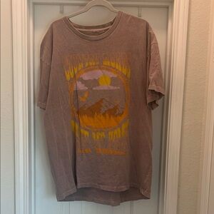 Midnight Rider Gray Country Roads Tee